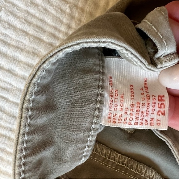 AG The Jegging Skinny Jeans Tan Cotton Blend - Picture 8 of 8